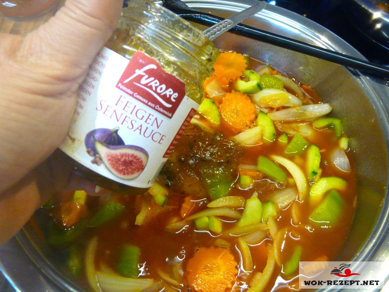 Rezept Schweinefleisch süßsauer mit Mandarine,Gurke,Jasmin-Reis